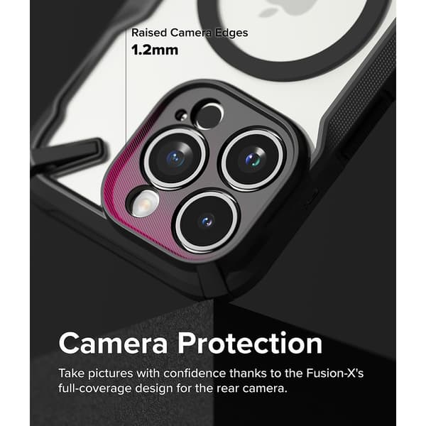 Ringke iPhone 15 Pro Max Cover Fusion X Magnetic Matte Black