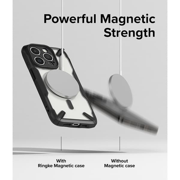 Ringke iPhone 15 Pro Max Cover Fusion X Magnetic Matte Black