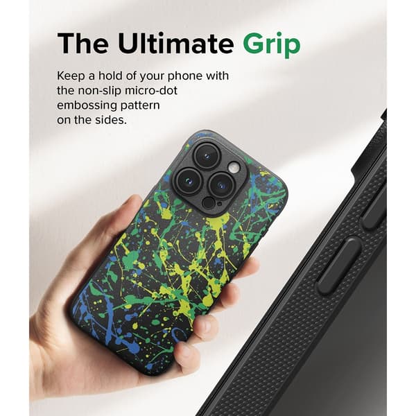 Ringke iPhone 15 Pro Max Deksel Onyx Design Action Painting