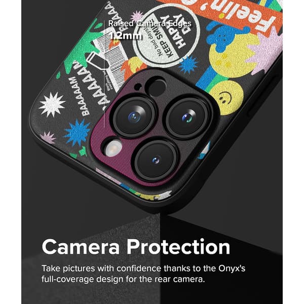 Ringke iPhone 15 Pro Max Kuori Onyx Design Sticker