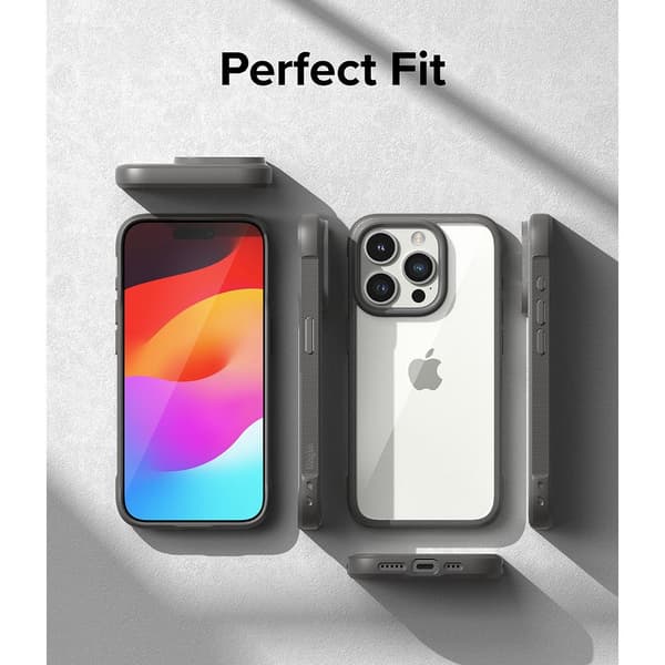 Ringke iPhone 15 Pro Max Skal Fusion Bold Grå