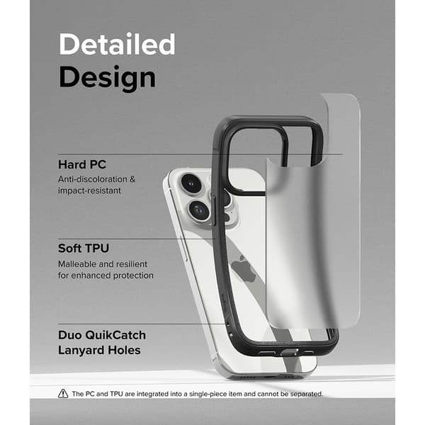 Ringke iPhone 15 Pro Max Cover Fusion Bold Matte Black