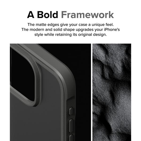 Ringke iPhone 15 Pro Max Kuori Fusion Bold Matte Gray