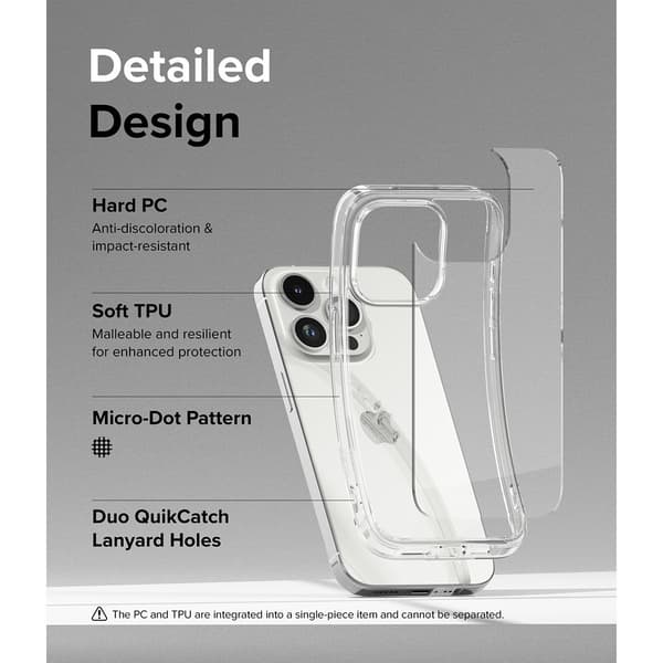 Ringke iPhone 15 Pro Kuori Fusion Clear
