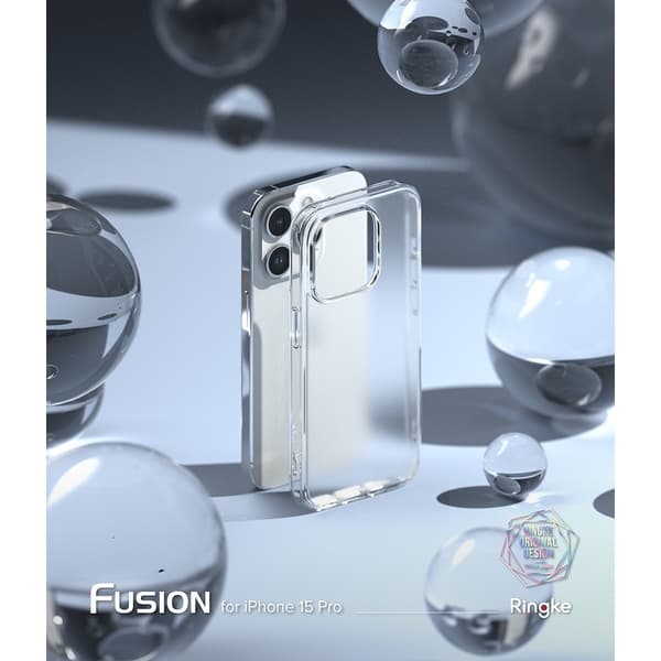 Ringke iPhone 15 Pro Kuori Fusion Matte Clear