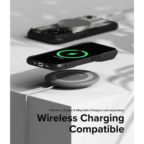 Ringke iPhone 15 Pro Kuori Fusion X Musta