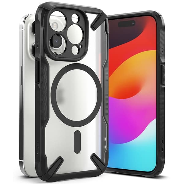 Ringke iPhone 15 Pro Cover Fusion X Magnetic Matte Black