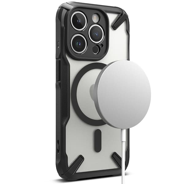 Ringke iPhone 15 Pro Cover Fusion X Magnetic Matte Black