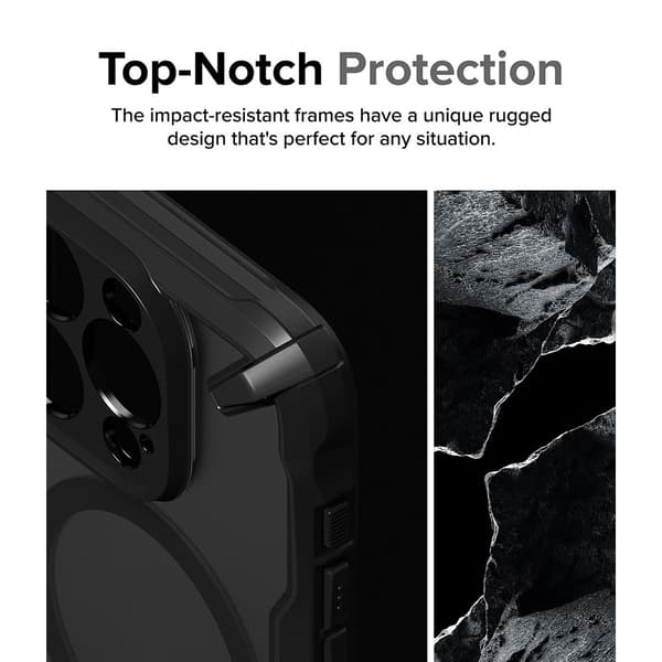 Ringke iPhone 15 Pro Cover Fusion X Magnetic Matte Black