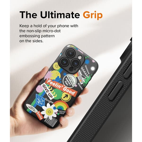 Ringke iPhone 15 Pro Kuori Onyx Design Sticker