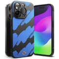 Miniatyrbild 3 av 11: Ringke iPhone 15 Pro Skal Onyx Design Blue Brush