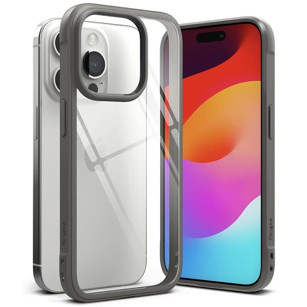 Ringke iPhone 15 Pro Skal Fusion Bold Grå