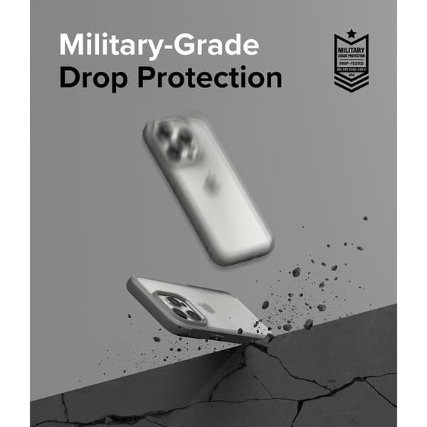 Ringke iPhone 15 Pro Kuori Fusion Bold Matte Gray