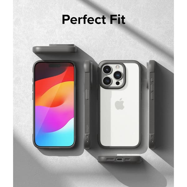 Ringke iPhone 15 Pro Kuori Fusion Bold Matte Gray
