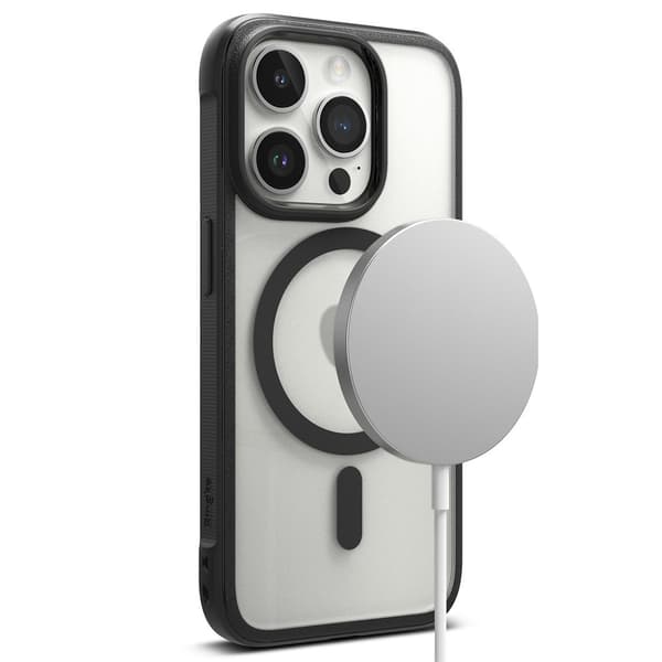 Ringke iPhone 15 Pro Skal Fusion Bold Magnetic Matte Black