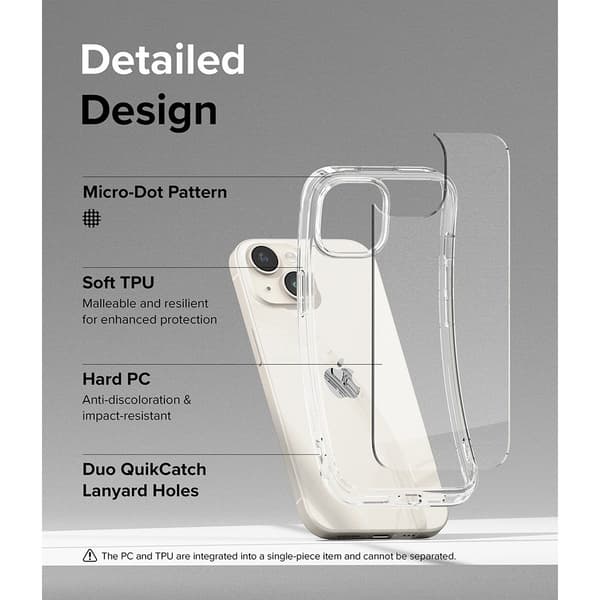 Ringke iPhone 15 Plus Skal Fusion Clear