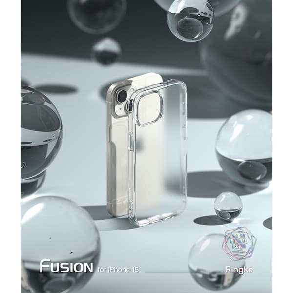Ringke iPhone 15 Plus Kuori Fusion Matte Clear