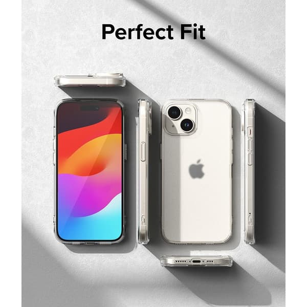 Ringke iPhone 15 Plus Kuori Fusion Matte Clear