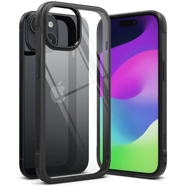 Ringke iPhone 15 Plus Kuori Fusion Bold Musta