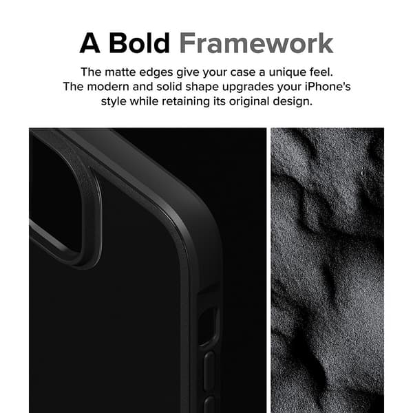 Ringke iPhone 15 Plus Kuori Fusion Bold Musta