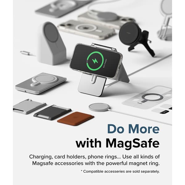 Ringke iPhone 15 Plus Kuori Fusion Magnetic Matte Clear
