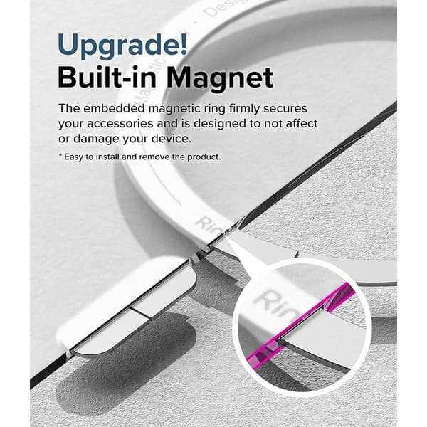 Ringke iPhone 15 Plus Kuori Fusion Magnetic Matte Clear