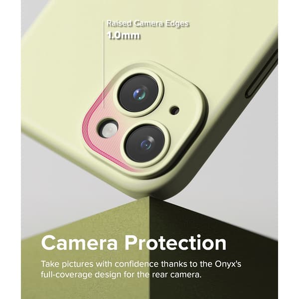 Ringke iPhone 15 Plus Kuori Silicone Magnetic Sunny Lime