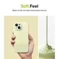 Pikkukuva 9 / 11: Ringke iPhone 15 Plus Kuori Silicone Magnetic Sunny Lime