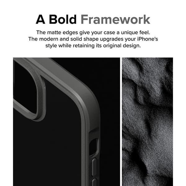 Ringke iPhone 15 Plus Kuori Fusion Bold Harmaa