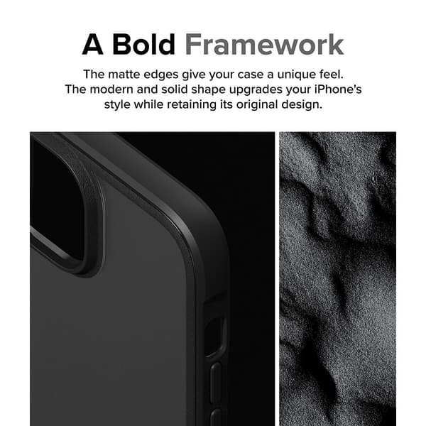 Ringke iPhone 15 Plus Kuori Fusion Bold Matte Black