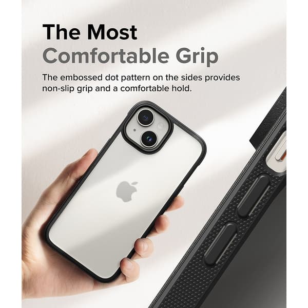 Ringke iPhone 15 Plus Kuori Fusion Bold Matte Black