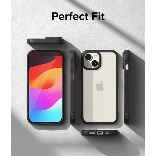 Ringke iPhone 15 Plus Kuori Fusion Bold Matte Black