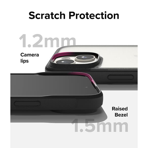 Ringke iPhone 15 Plus Kuori Fusion Bold Matte Black