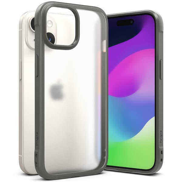 Ringke iPhone 15 Plus Kuori Fusion Bold Matte Gray