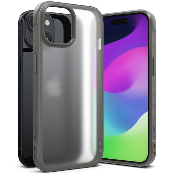 Ringke iPhone 15 Plus Kuori Fusion Bold Matte Gray