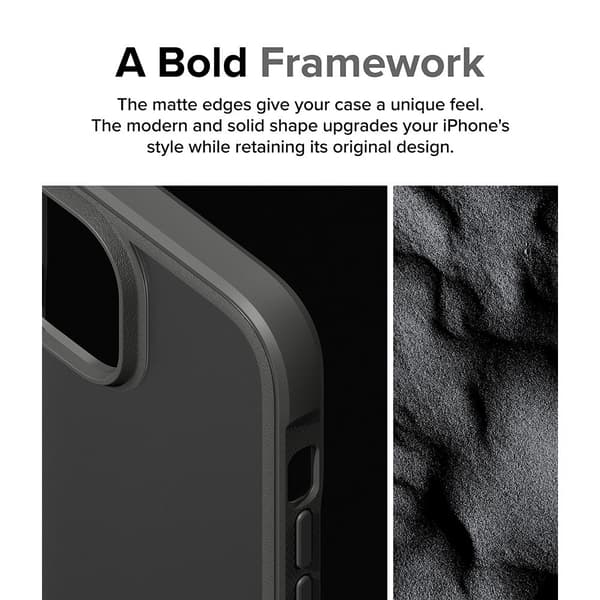 Ringke iPhone 15 Plus Kuori Fusion Bold Matte Gray
