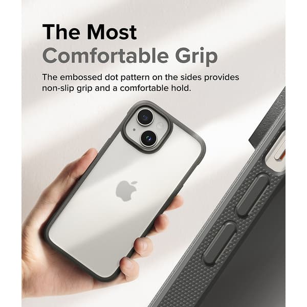 Ringke iPhone 15 Plus Kuori Fusion Bold Matte Gray