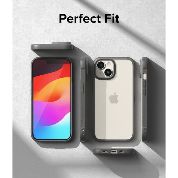 Ringke iPhone 15 Plus Kuori Fusion Bold Matte Gray