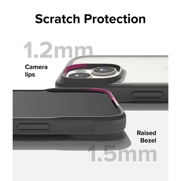Ringke iPhone 15 Plus Kuori Fusion Bold Matte Gray