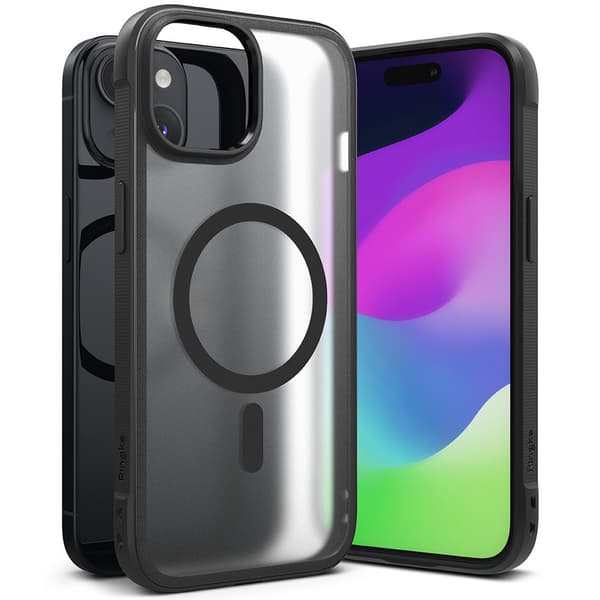 Ringke iPhone 15 Plus Cover Fusion Bold Magnetic Matte Black