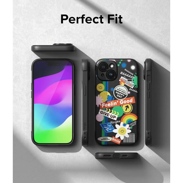 Ringke iPhone 15 Skal Onyx Design Sticker
