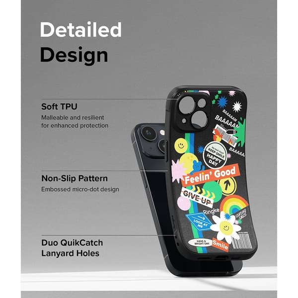 Ringke iPhone 15 Skal Onyx Design Sticker