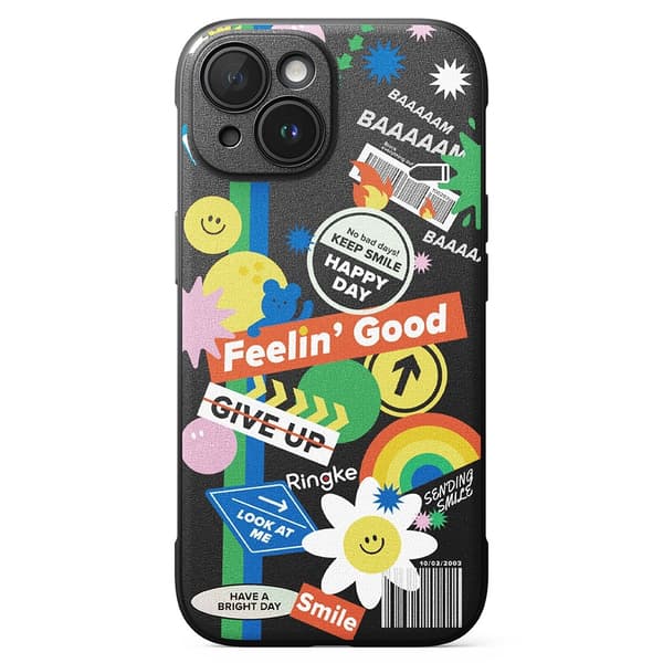 Ringke iPhone 15 Skal Onyx Design Sticker