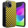 Miniatyrbild 3 av 11: Ringke iPhone 15 Skal Onyx Design Checkerboard Yellow