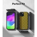 Miniatyrbild 10 av 11: Ringke iPhone 15 Skal Onyx Design Checkerboard Yellow
