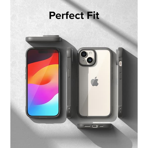 Ringke iPhone 15 Skal Fusion Bold Grå