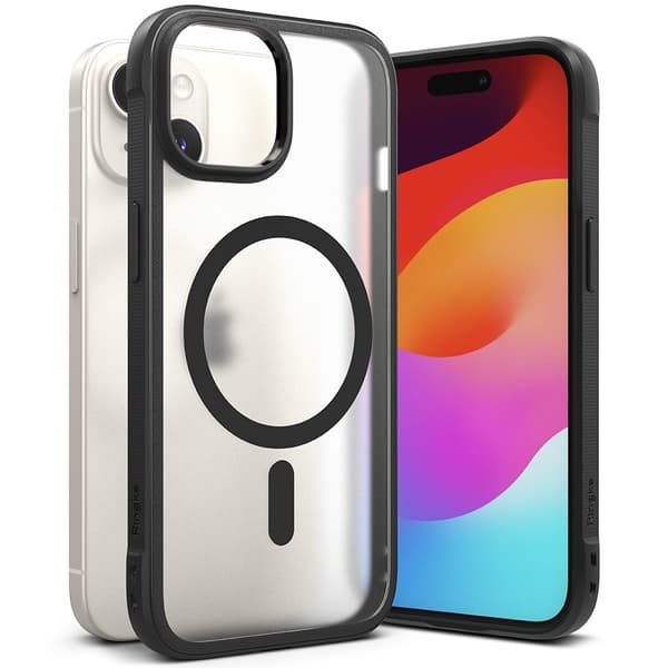 Ringke iPhone 15 Skal Fusion Bold Magnetic Matte Black