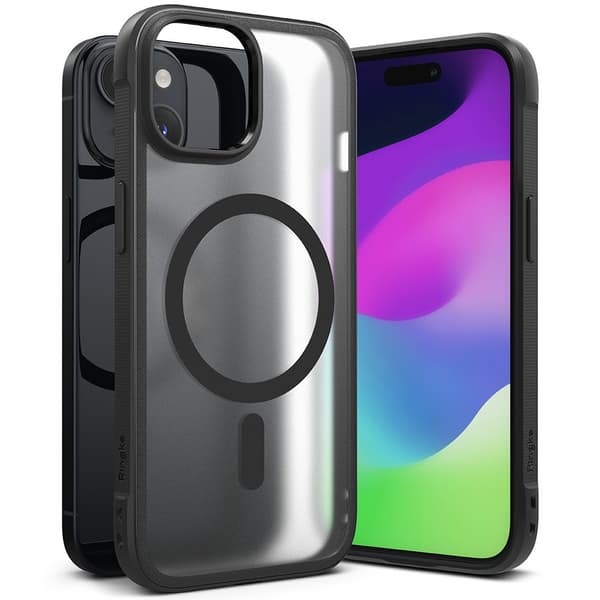 Ringke iPhone 15 Skal Fusion Bold Magnetic Matte Black