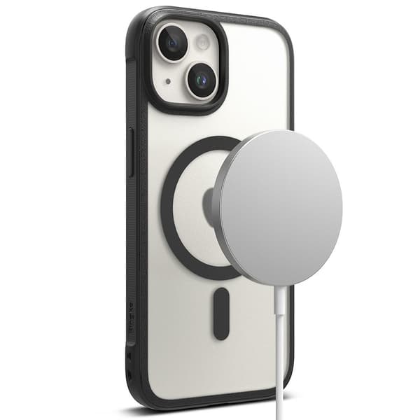 Ringke iPhone 15 Skal Fusion Bold Magnetic Matte Black