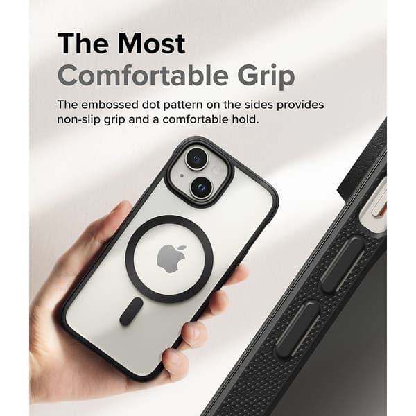 Ringke iPhone 15 Skal Fusion Bold Magnetic Matte Black